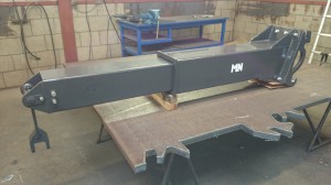 Hydraulisch uitschuifbare verlengiek Cw10